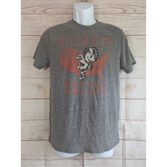 Ohio State Buckeyes Vintage?/Feel T Shirt Size S Small Gray - Picture 1 of 5